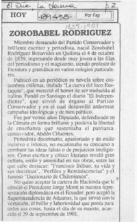 Zorobabel Rodríguez  [artículo] Fap.