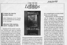 Leímos  [artículo] Alejandro Jiménez L.