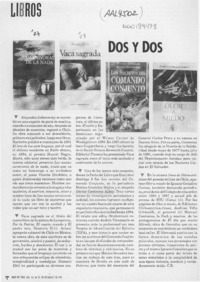 Dos y dos  [artículo] C. R.