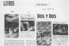 Dos y dos  [artículo] C. R.