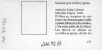 Sonatas para violín y piano  [artículo] F. J.
