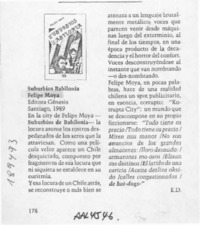 Suburbios babilonia  [artículo] E. D.