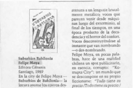 Suburbios babilonia  [artículo] E. D.