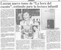 Lanzan nuevo tomo de "La hora del cuento", estímulo para la lectura infantil