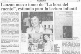 Lanzan nuevo tomo de "La hora del cuento", estímulo para la lectura infantil