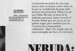Neruda, Nobel a la utopía