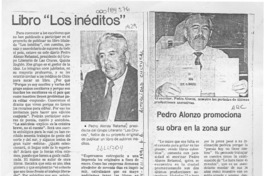 Libro "Los inéditos"  [artículo].
