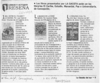 Reseña  [artículo].