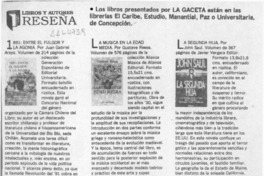 Reseña  [artículo].