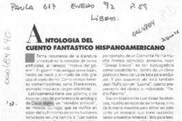 Antología del cuento fantástico hispanoamericano
