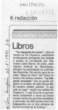 Libros  [artículo].