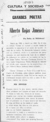Alberto Rojas Jiménez  [artículo] Ratón de Biblioteca.