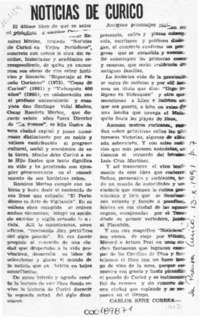 Noticias de Curicó  [artículo] Carlos René Correa.