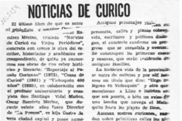 Noticias de Curicó  [artículo] Carlos René Correa.
