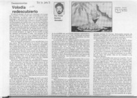 Volodia redescubierto  [artículo] Oscar Gacitúa González.