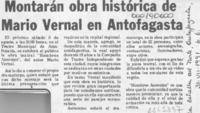 Montarán obra histórica de Mario Vernal en Antofagasta  [artículo].