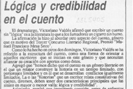 Lógica y credibilidad en el cuento  [artículo].