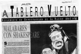Malabares con Shakespeare  [artículo] Hilda Pacheco.