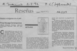 Prosa noruega contemporánea