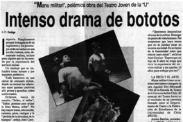 Intenso drama de bototos