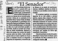 El Senador  [artículo].