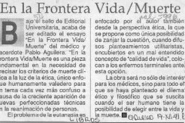 En la frontera vidamuerte  [artículo].