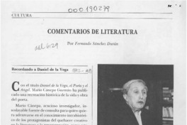 Comentarios de literatura