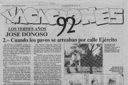Cuando los pavos se arreaban por calle Ejército  [artículo].