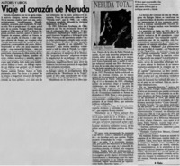 Viaje al corazón de Neruda