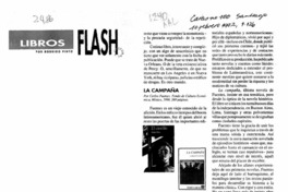 La campaña  [artículo] Rodrigo Pinto.