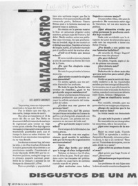 Disgustos de un muerto buena persona  [artículo] Luis Alberto Ganderats.