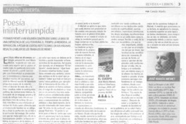 Poesía ininterrumpida