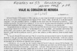 Viaje al corazón de Neruda