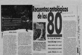 Recuentos antológicos de los 80