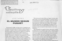 El mundo según Fuguet  [artículo] Carlos Orellana.