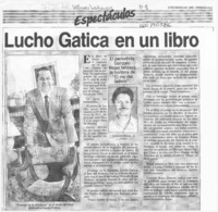 Lucho Gatica en un libro