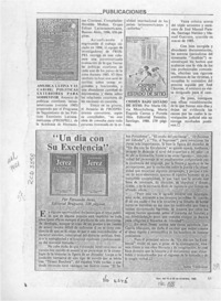 "Un día con Su Excelencia"  [artículo] Jaime Valdivieso.