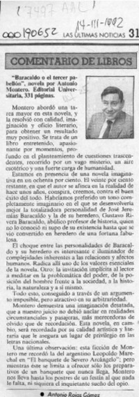 Baracaldo o el tercer pabellón  [artículo] Antonio Rojas Gómez.
