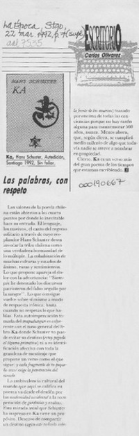 Escritorio  [artículo] Carlos Olivárez.