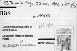 La decisión moral del hombre pastor