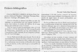 Fichero bibliográfico  [artículo] Carlos René Ibacache.
