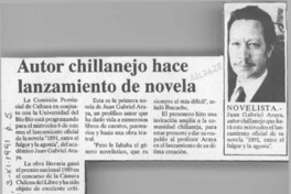 Autor chillanejo hace lanzamiento de novela  [artículo].