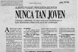 Nunca tan joven  [artículo] Margarita Cea.