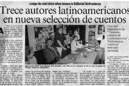 Trece autores latinoamericanos en nueva selección de cuentos