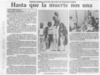 Hasta que la muerte nos una  [artículo] Karina Vargas Lara.