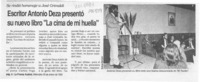 Escritor Antonio Deza presentó su nuevo libro "La cima de mi huella"  [artículo].