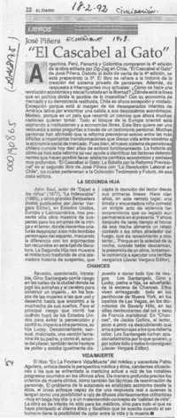 "El Cascabel al gato"  [artículo].