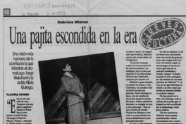 Una pajita escondida en la era  [artículo] Claudia Daneri.