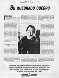 Su quebrado cuerpo  [artículo] Eduardo Correa Olmos.