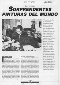 Sorprendentes pinturas del mundo  [artículo] Hugo Alejandro Bello M.